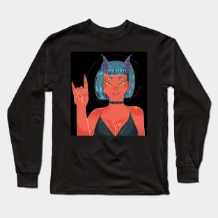 Demon Babe - Horns Long Sleeve T-Shirt